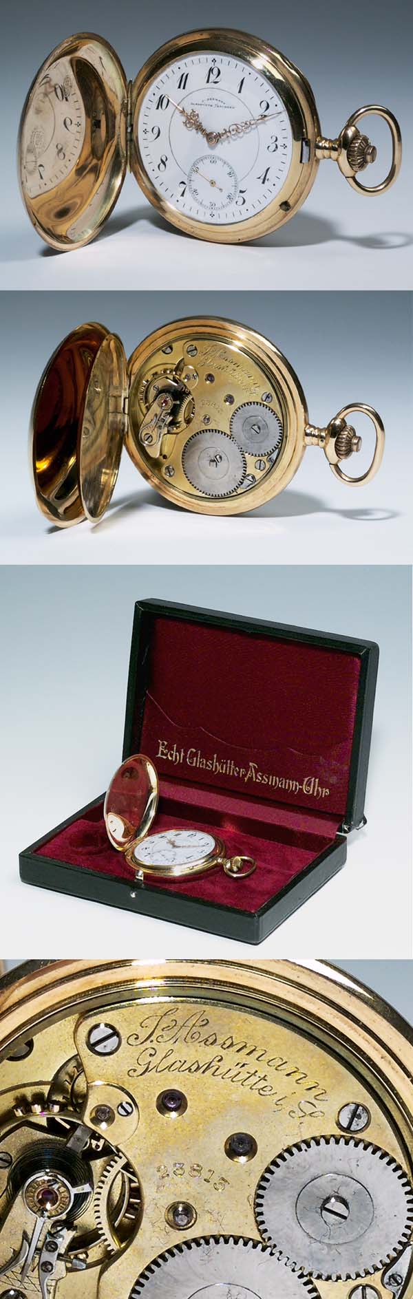 Goldene Herren-Savonette.