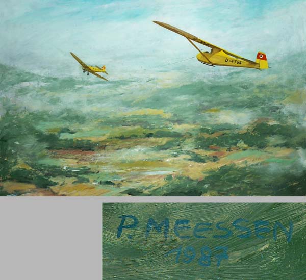 Deutscher Flugzeugmaler 20.Jahrhundert.