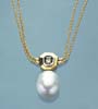 Perlen-Diamant-Collier.