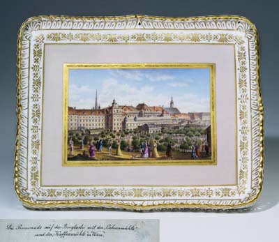 Wiener Ansichten-Tablett.