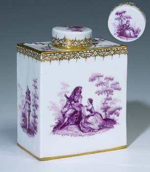 Watteau-Teedose.