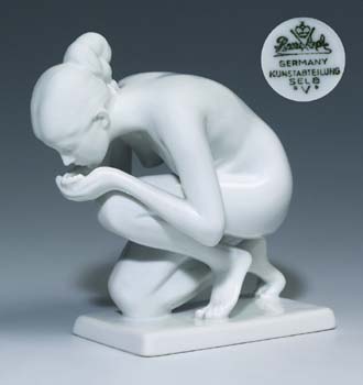 Jugendstil-Figur.