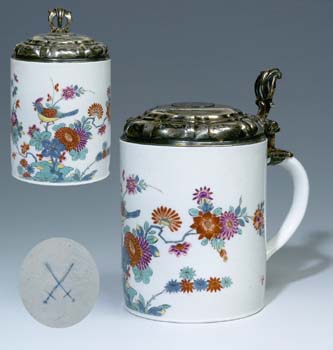 Kleiner Kakiemon-Walzenkrug.