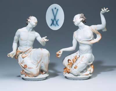 Paar Art Déco-Figuren.