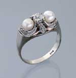 Perlen-Brillant-Ring.