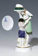 Jugendstil-Figur.