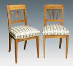 Paar Biedermeier-Stühle.