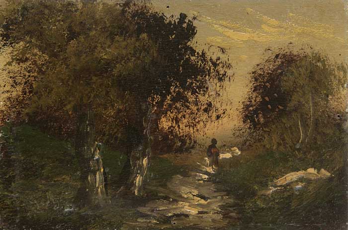 Schule von Barbizon 19.Jahrhundert.
