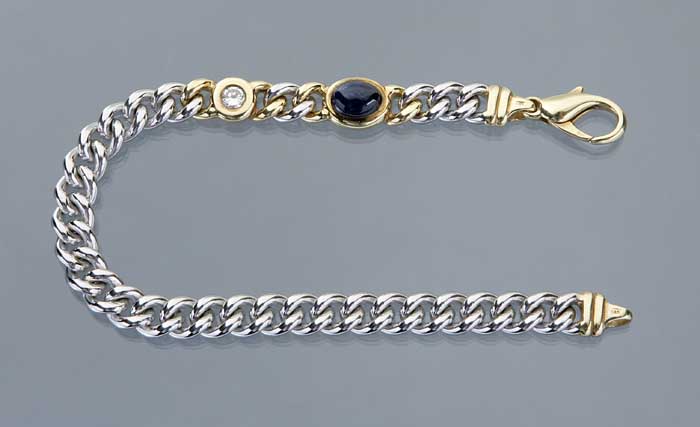 Saphir-Brillant-Armband.