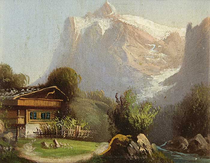 Miniaturmaler um 1910.
