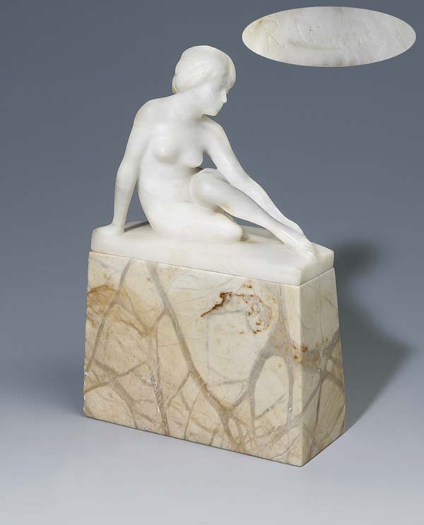 Jugendstil-Kleinplastik.