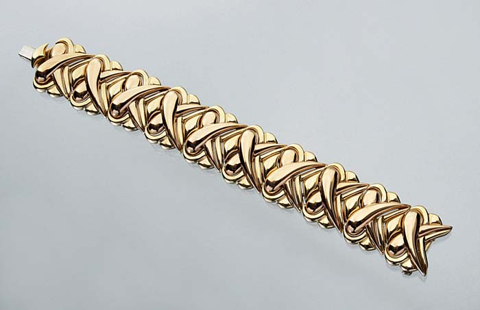 Schweres Gold-Armband.