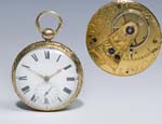 Große Gold-Taschenuhr.