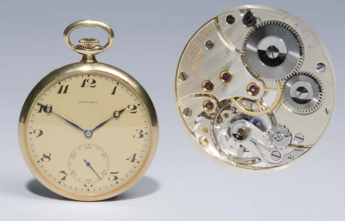 Gold-Taschenuhr.