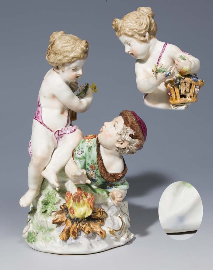 Barock-Amorettengruppe.