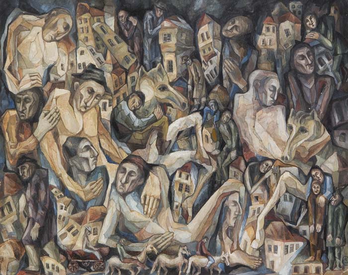 Schule von Filonov Pavel Nikolaevitch.