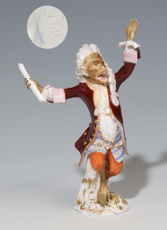 Figur der Affenkapelle.