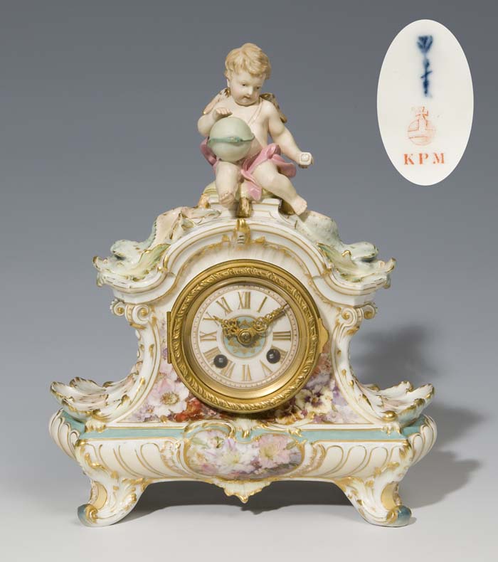 Neorokoko-Figurenuhr.