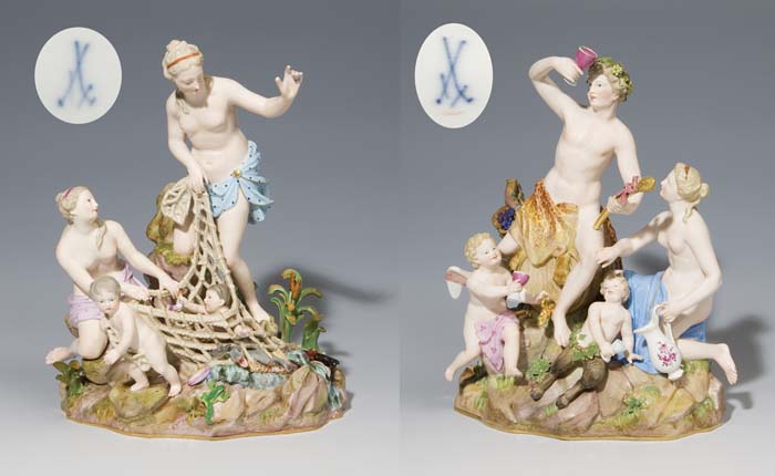 Pendant große Figurengruppen.