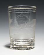 Biedermeier-Bäderbecher.