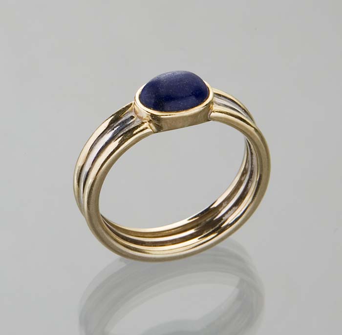 Lapislazuli-Ring.