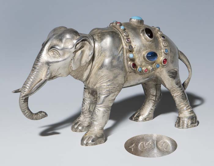 Seltener Historismus-Elefant als Streug