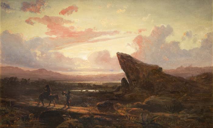 Landschaftsmaler um 1850.