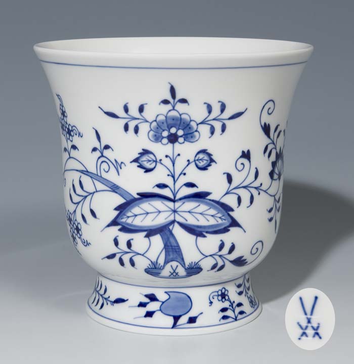Blaudekor-Bechervase.