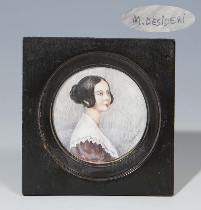 Porträt-Miniatur.