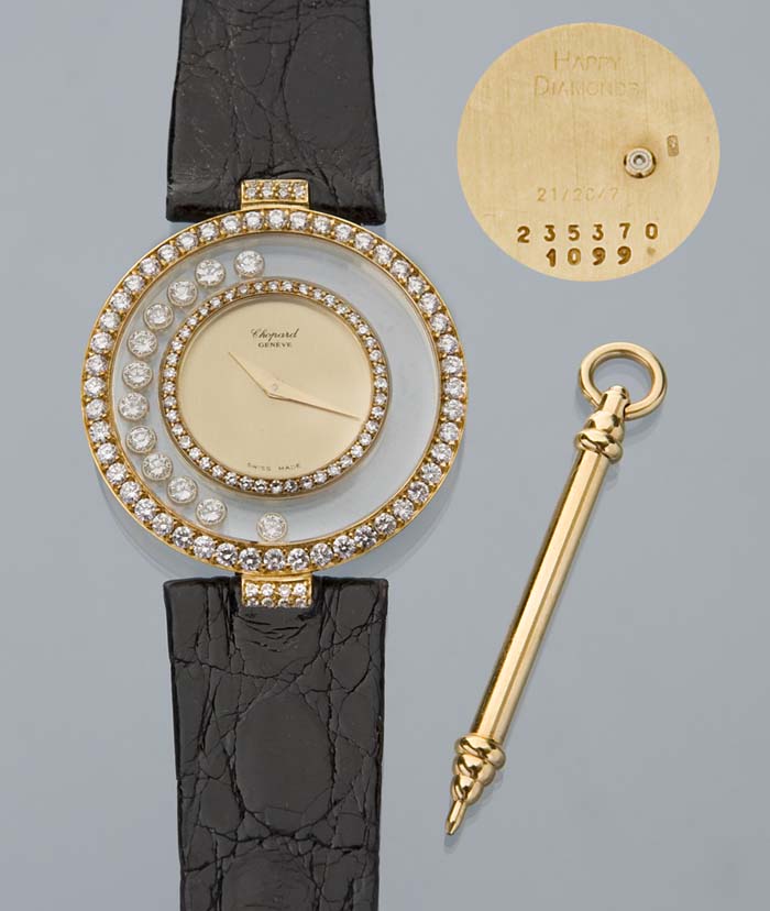 Gold-Armbanduhr.
