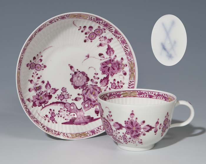 Marcolini-Tasse, Untertasse.