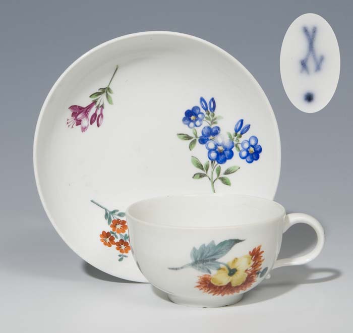 Marcolini-Tasse, Untertasse.