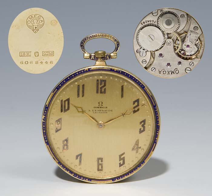 Gold-Taschenuhr.