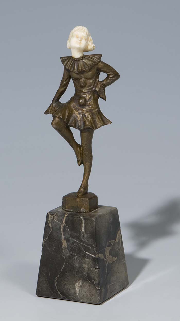 Art Déco-Kombinationsfigur 20er Jahre.