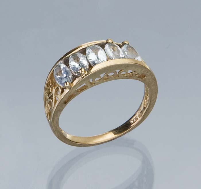 Aquamarin-Ring.